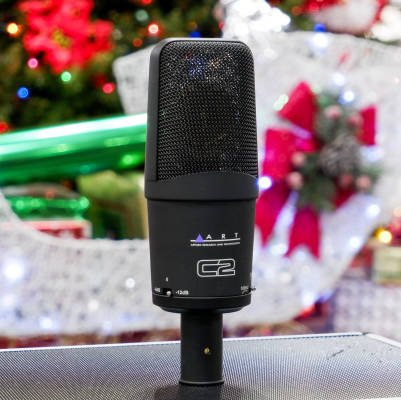 Store Special Product - ART Pro Audio - C2 Cardioid Side Address Studio Microphone with Pad & Roll Off